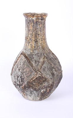 Lot 206 - A mid century studio pottery vase or pilgrim...
