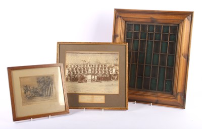 Lot 706 - A vintage photograph, inscribed The Band of...