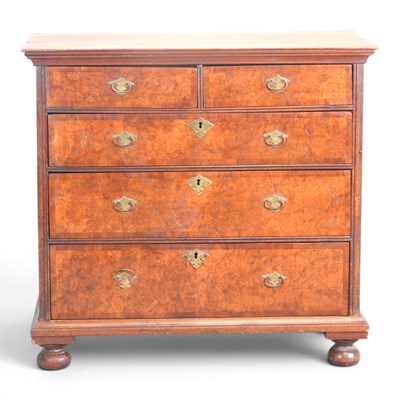 Lot 162 - An 18th century and later continental walnut...