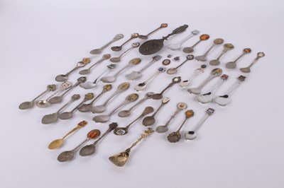 Lot 66 - A collection of souvenir spoons