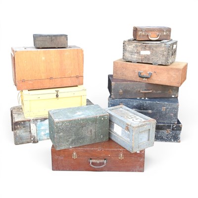 Lot 392 - A collection of various painted wooden...