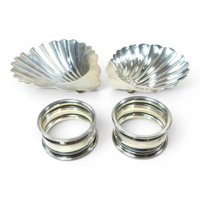 Lot 71 - A Victorian silver shell shape butter dish, by...
