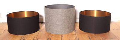 Lot 831 - Three large modern lamp shades