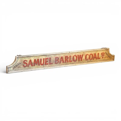 Lot 34 - A painted wooden double sided advertising sign,...