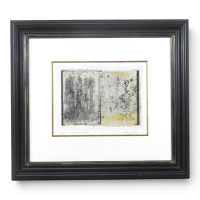 Lot 17 - Victoria Crowe, b.1945, Cypress, Laurels,...