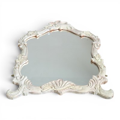 Lot 69 - An ornate continental style wall mirror, with...