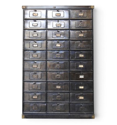 Lot 10 - A mid 20th century industrial painted steel...