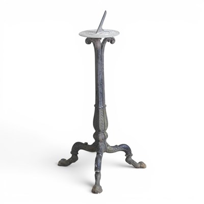 Lot 629 - A Coalbrookdale style cast iron stand, later...