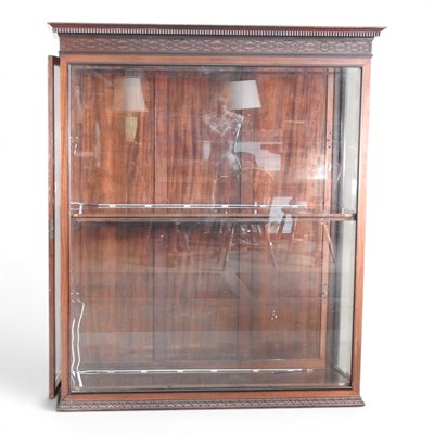 Lot 61 - An early 20th century mahogany glazed museum...