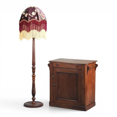 Lot 647 - A Victorian mahogany enclosed washstand, 73cm...