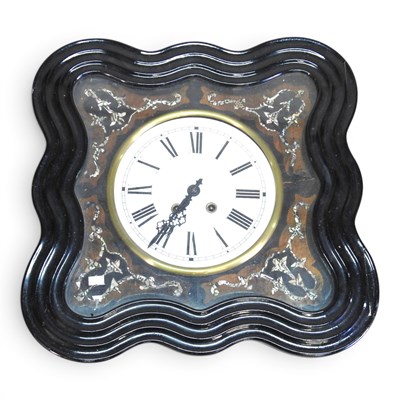 Lot 198 - An early 20th century French dial clock, with...