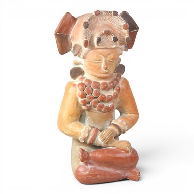Lot 280 - A Mexican Pre-Columbian style Aztec terracotta...