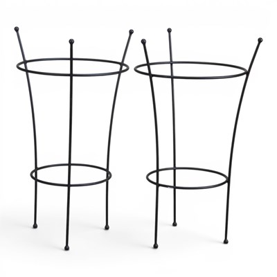 Lot 118 - A pair of new metal garden plant supports,...