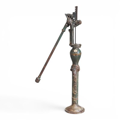 Lot 482 - A large cast metal floor standing garden water...