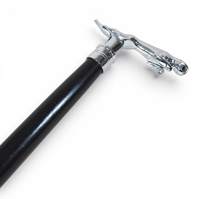 Lot 579 - A modern walking stick, with a Jaguar handle,...