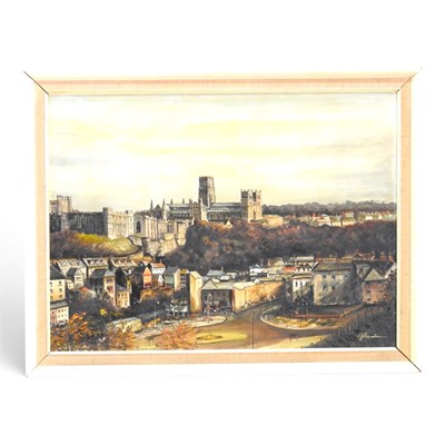 Lot 231 - English school, 20th century, view of the city...
