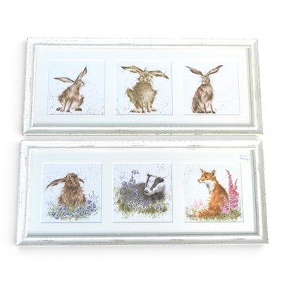 Lot 541 - Hannah Dale, contemporary, Hare, Badger and a...