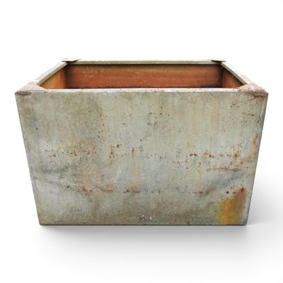Lot 652 - A galvanised water tank, 88cm wide, together...