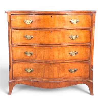 Lot 610 - A 19th century walnut and crossbanded...