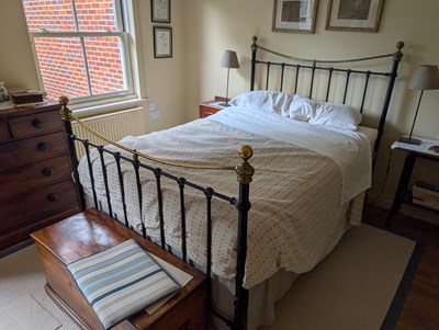 Lot 514 - A Victorian style bed frame