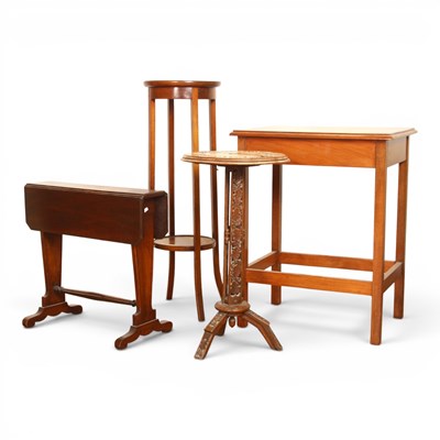 Lot 544 - Various Edwardian occasional furniture