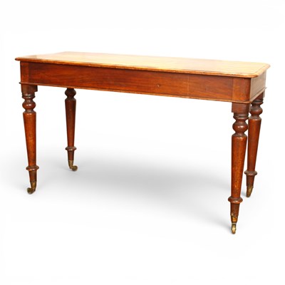 Lot 567 - A Victorian mahogany side table