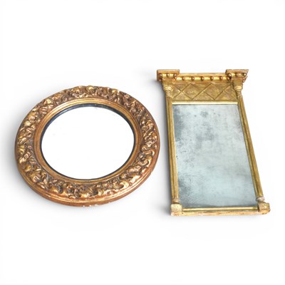 Lot 187 - A Regency carved pine and gilt gesso pier...