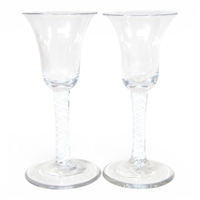 Lot 11 - A pair of 18th century double series opaque...