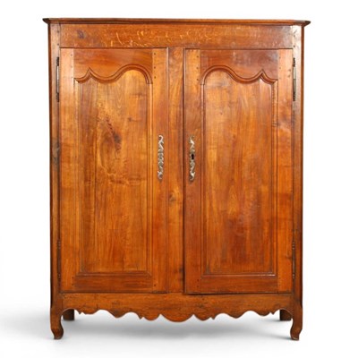 Lot 470 - An antique continental oak and cherrywood...