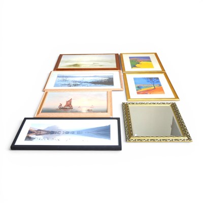 Lot 627 - Alexis, 20th century, seascape with boats,...