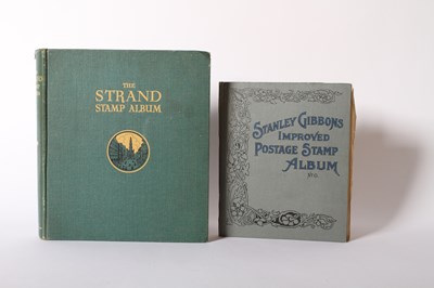 Lot 725 - Two vintage stamp albums, partially filled