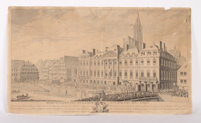 Lot 325 - An original "Representation des Jeux, danses...