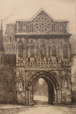 Lot 310 - R. Farren (1868-1889), Ten etchings of Norwich...