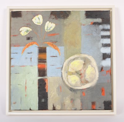 Lot 386 - Graham Everden (British, b.1947), 'Tulips and...