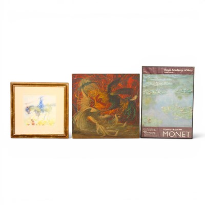 Lot 654 - Contemporary, Don Quixote, watercolour,...