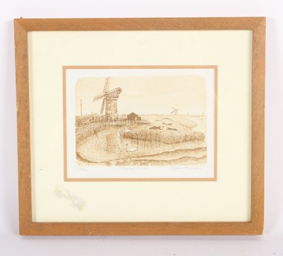 Lot 298 - Glynn Thomas (British, b.1946), 'Horsey Mill'...