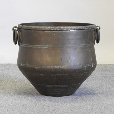 Lot 184 - An Indian brass jardiniere
