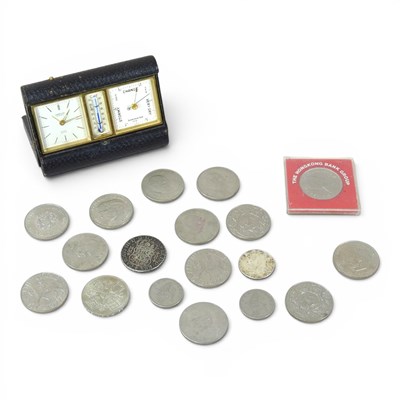 Lot 420 - A collection of coins, to include crowns,...