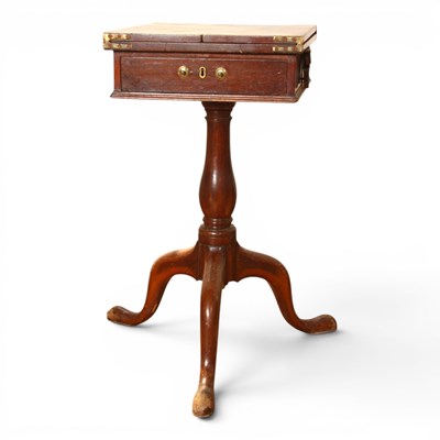 Lot 521 - A 19th century mahogany writing desk, with a...