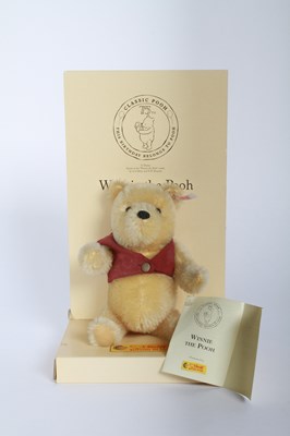 Lot 655 - A Steiff 'Winnie the Pooh' 75th birthday...