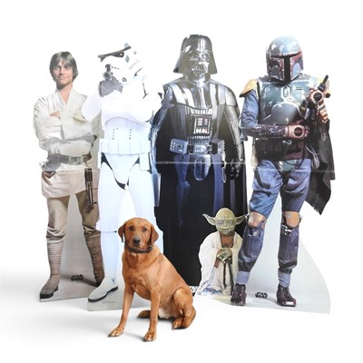 Lot 96 - A collection of Star Wars life size cut-out...