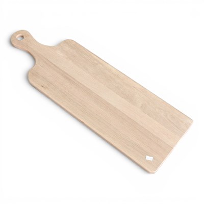 Lot 614 - A new hand made oak cheese/serving board, 74cm...