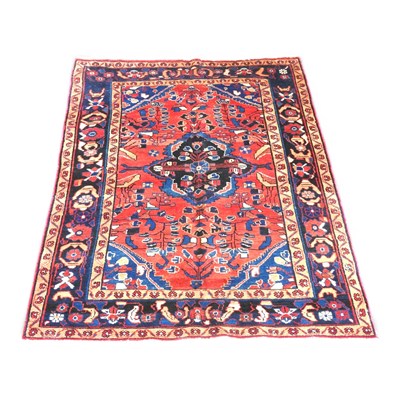 Lot 269 - A Persian hamadan rug, with a central...
