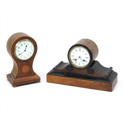 Lot 439 - An Edwardian mahogany and inlaid balloon...
