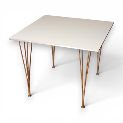 Lot 477 - Fritz Hansen, a contemporary square white...