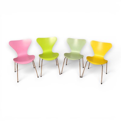 Lot 460 - Arne Jacobsen for Fritz Hansen, a set of four...