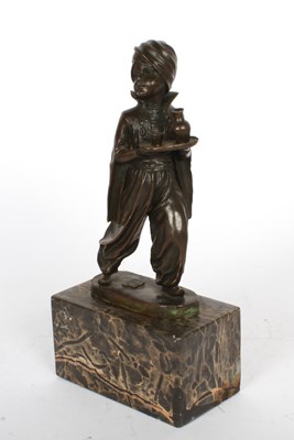 Lot 180 - After Ferdinand Preiss, Sarotti-Mohr, bronze,...