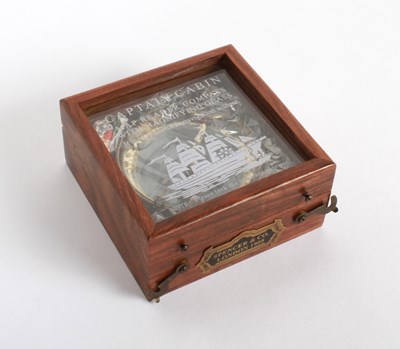 Lot 885 - A reproduction brass map reader compass, boxed,...