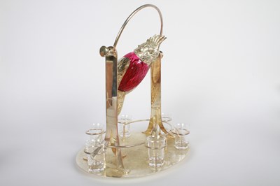 Lot 44 - A silver plated decanter set, in the form of a...