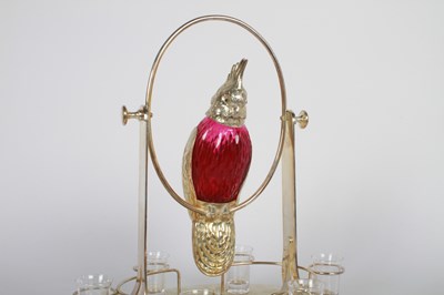 Lot 44 - A silver plated decanter set, in the form of a...